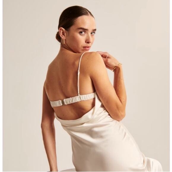 Abercrombie & Fitch Cream Maxi Dress - Picture 5 of 12